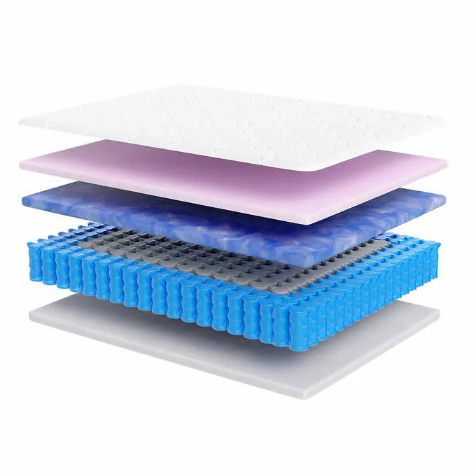 14" Copper Infused Firm Memory Foam Mattress