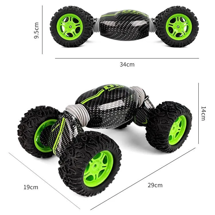 2.4G RC Off-Road Deformation Car | 4WD Climber | Green