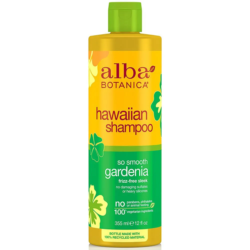 ALBA BOTANICA - Hawaiian Shampoo So Smooth Gardenia - 12 fl. oz. (355 ml)