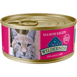 Blue Buffalo Wilderness Salmon Formula Grain-Free Wet Cat Food 5.5oz