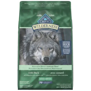 BLUE Wilderness Duck Recipe with Grains Dry Dog Food, 24lb