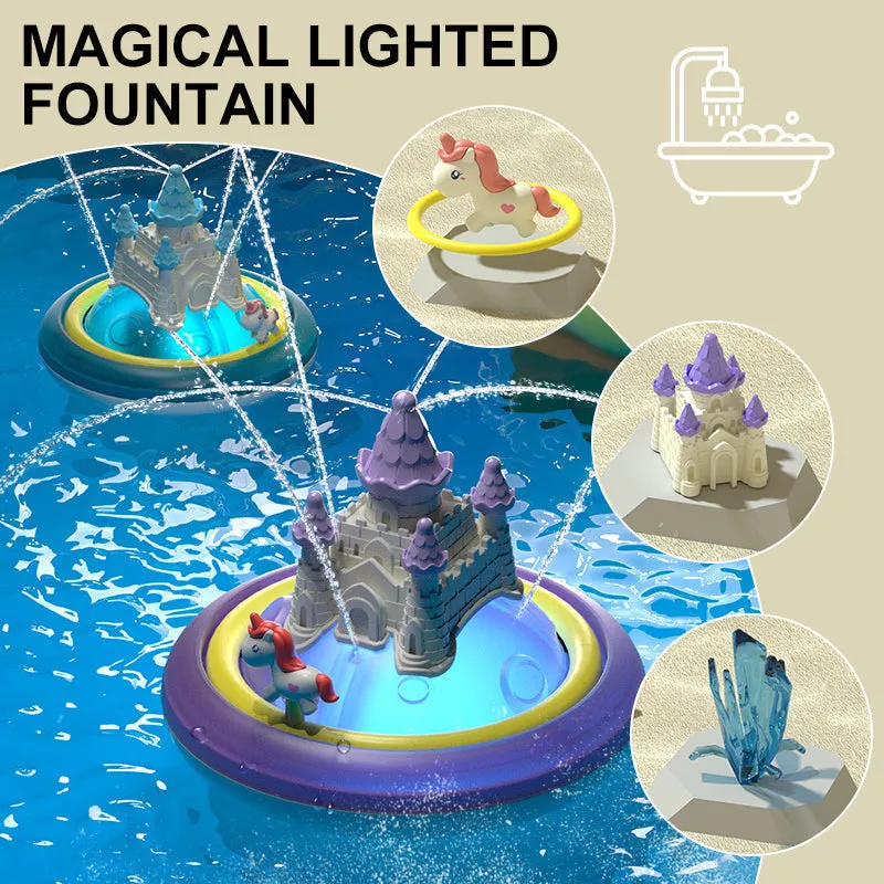 Children's Unicorn Spray Castle Bath Toys
