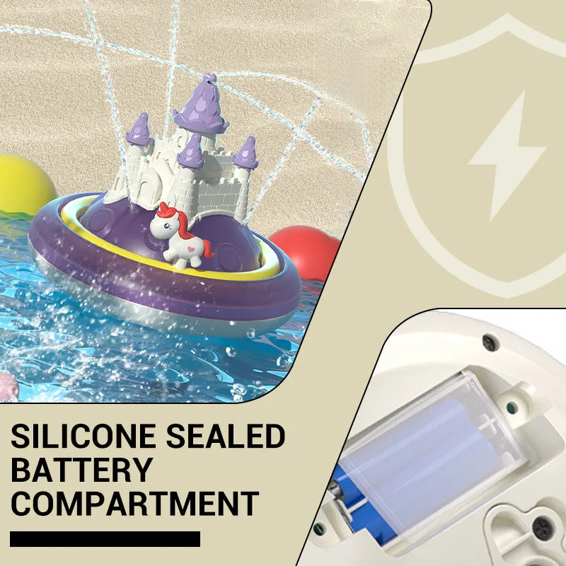 Children's Unicorn Spray Castle Bath Toys