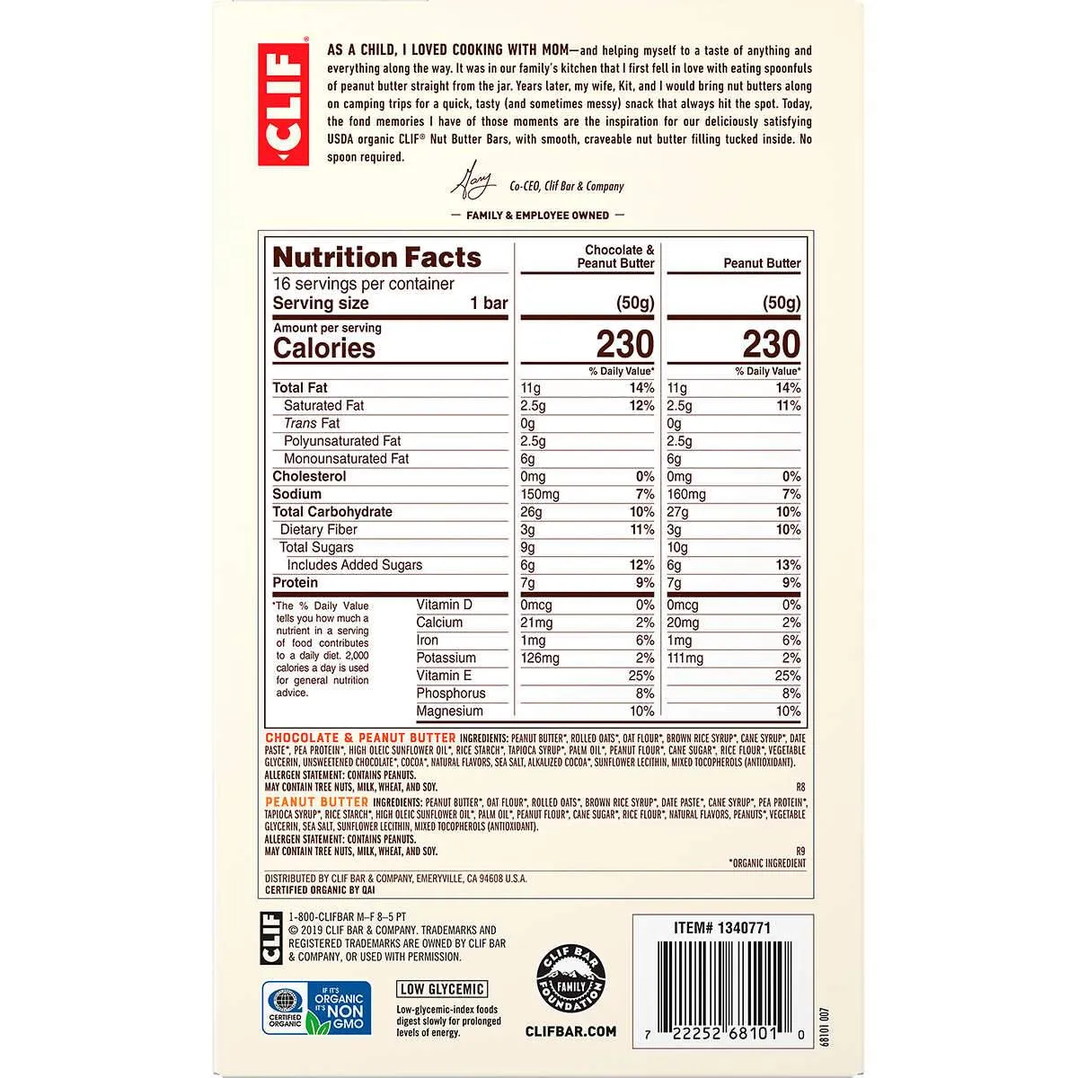 Clif Nut Butter Protein Bar