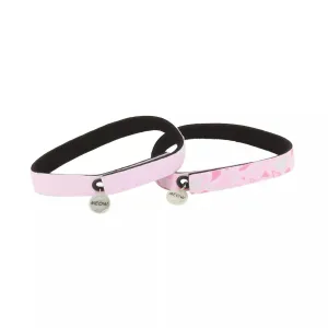 Coastal ElastaCat FlexFit Cat Collar 2Pk Hearts and Pink