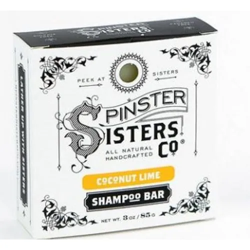 Coconut Lime Shampoo Bar 3 Oz By Spinster Sisters Co