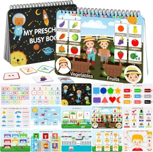 ColorQuest Montessori Learning Binder for Preschoolers: Engage Young Minds with Fun Activities