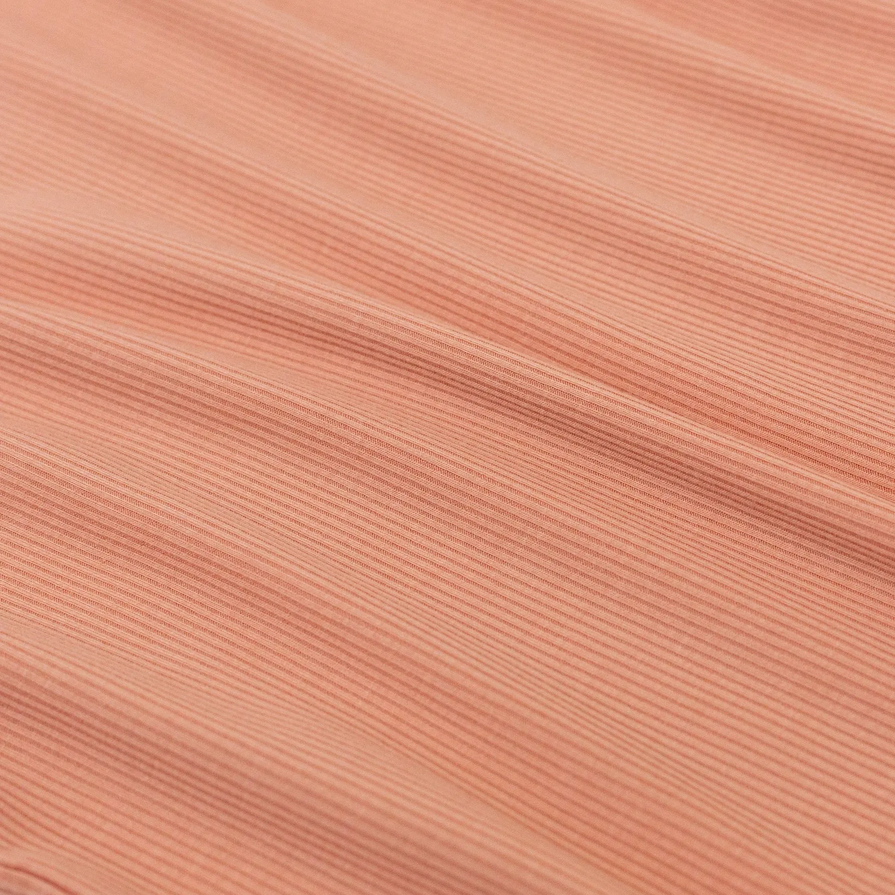 Coral Small Ribbed Women's Shorts Set