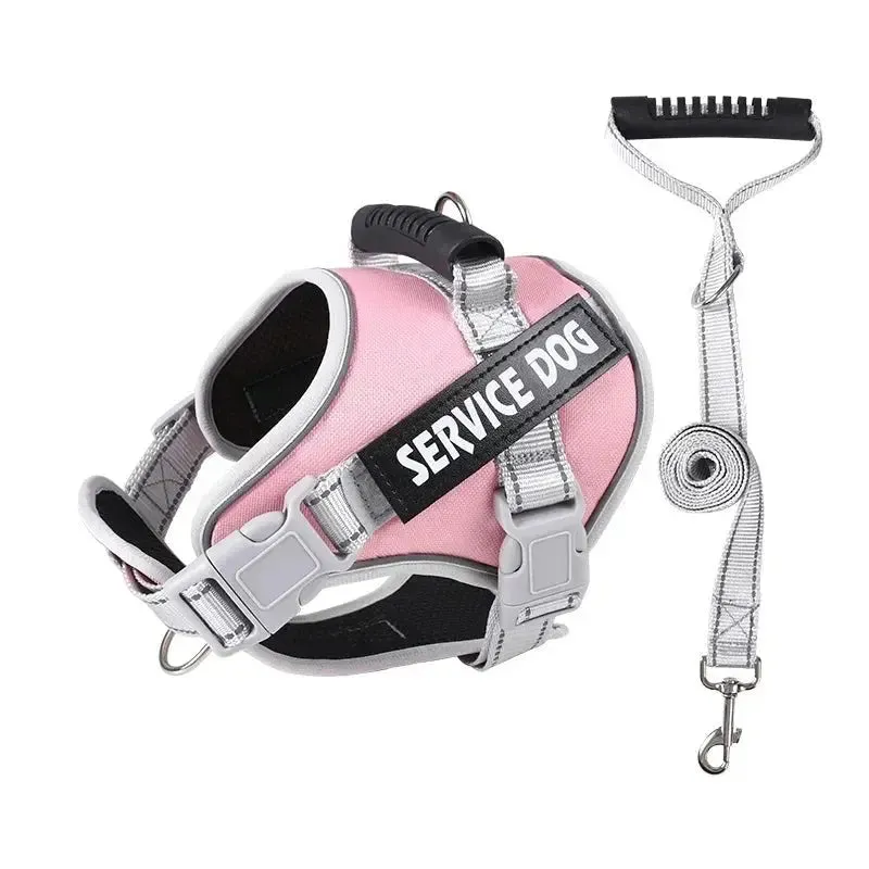 Custom Service Dog Harness Vest with ID tag