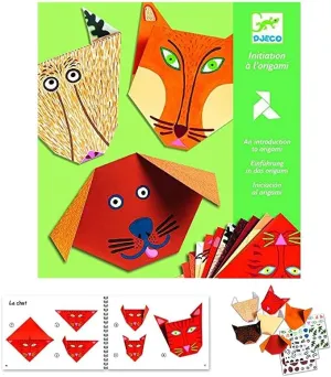DJECO Animals Origami Paper Craft Kit – Level 1