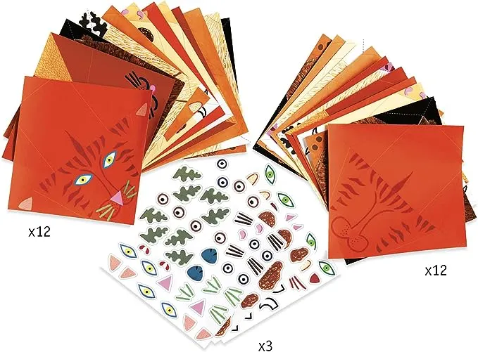 DJECO Animals Origami Paper Craft Kit – Level 1