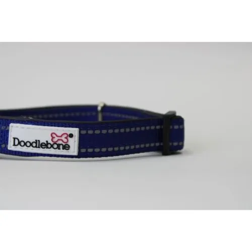 Doodlebone Padded Dog Collar Cobalt Size 3-6
