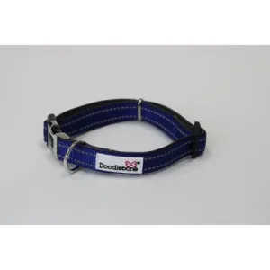 Doodlebone Padded Dog Collar Cobalt Size 3-6