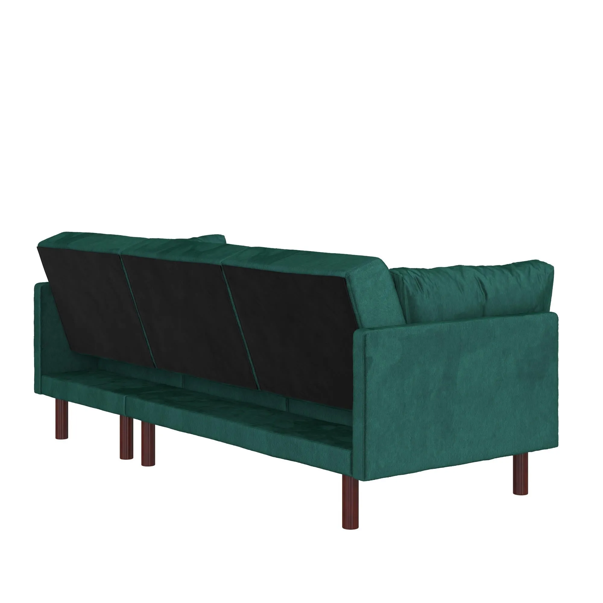 Dorel Home Clair Sprung Seat Sectional Sofa Bed