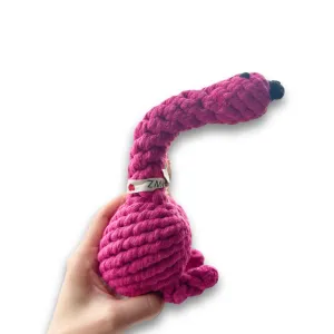 Flamingo Rope Dog Toy