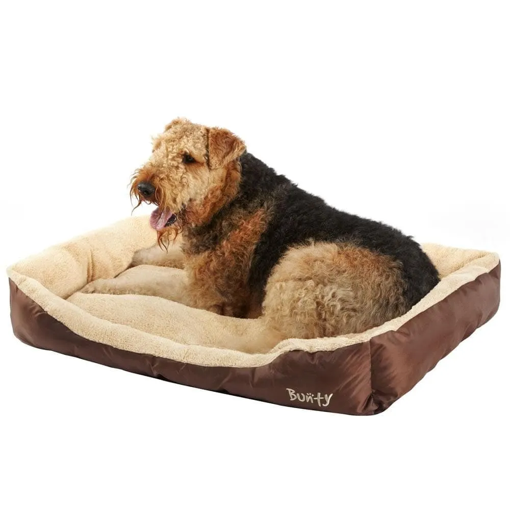 Fleece Dog Bed - Washable - Bunty Deluxe