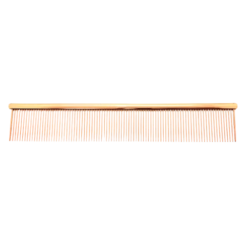 Fluffing Finishing Comb Rose Gold 9" by Zolitta