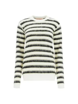 Fuzzy Striped Sweater