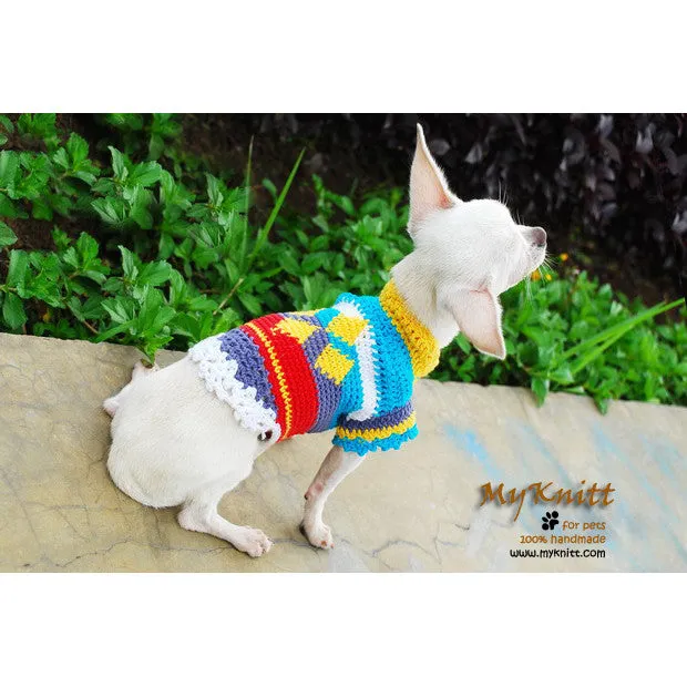 Houndstooth Boy Dog Clothes DK829
