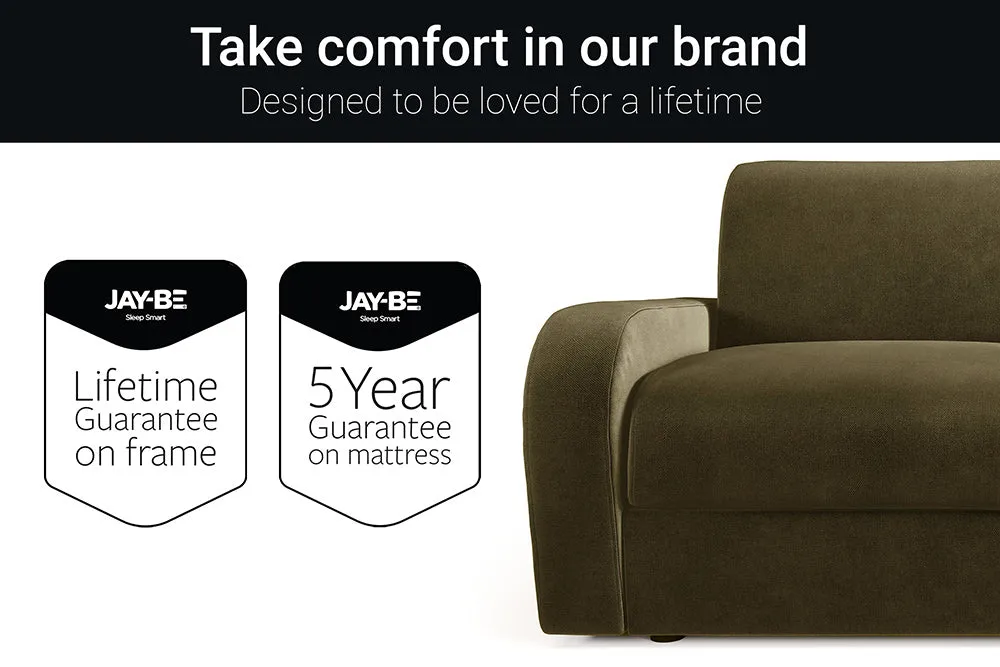 Jay-Be Deco 3 Seater Sofa Bed with Deep e-Sprung™ Mattress