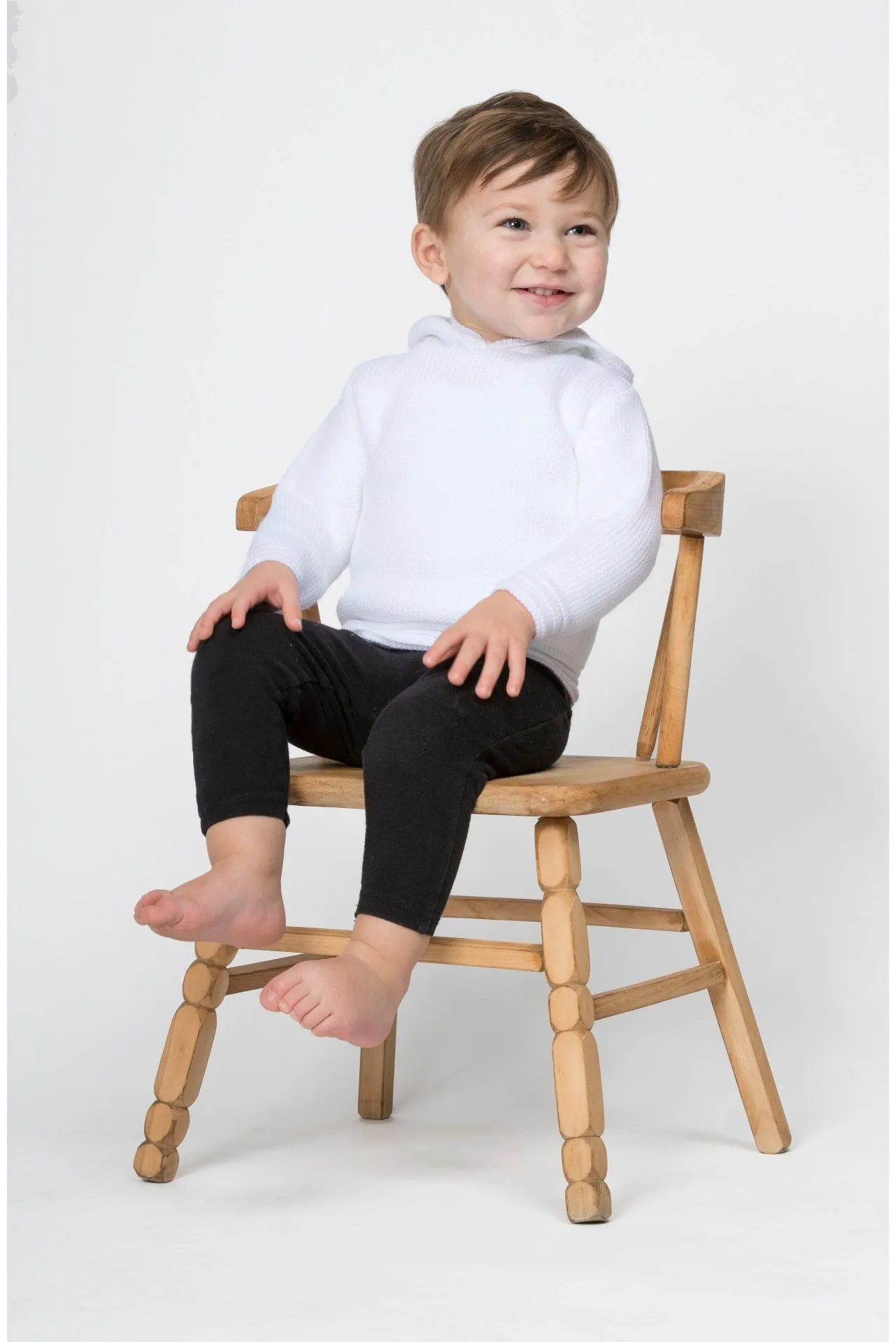 Julius Berger White Baby Boy Hoodie Sweater