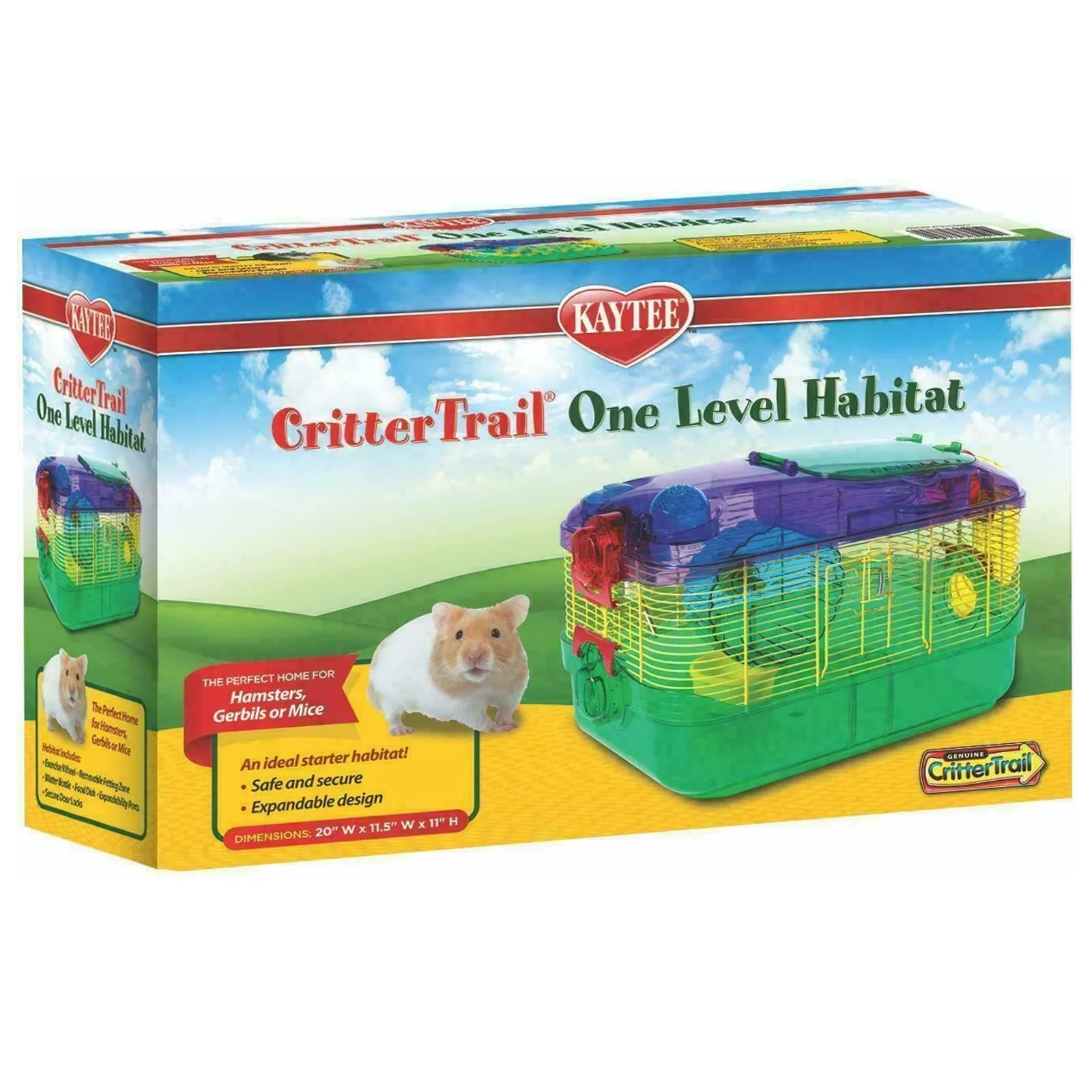 Kaytee CritterTrail One-Level Habitat Small Animal Cage