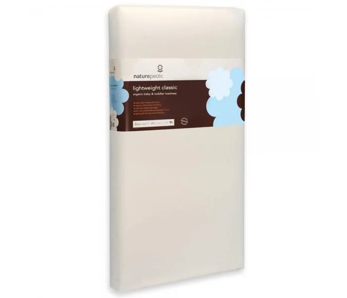Lightweight Organic Cotton Seamless Crib Mattress by Naturepedic