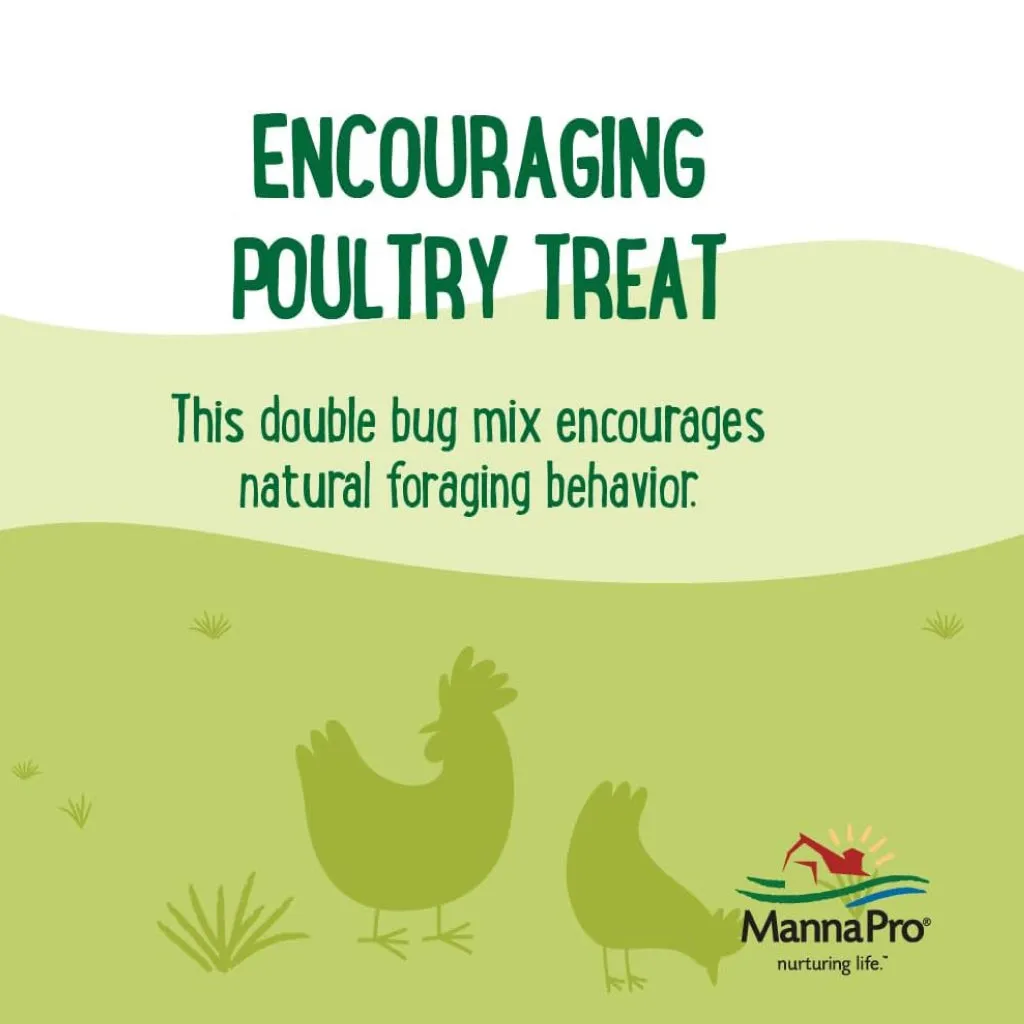 Manna Pro Farmhouse Favorites Double Bug Mix Poultry Treat (2 lb)