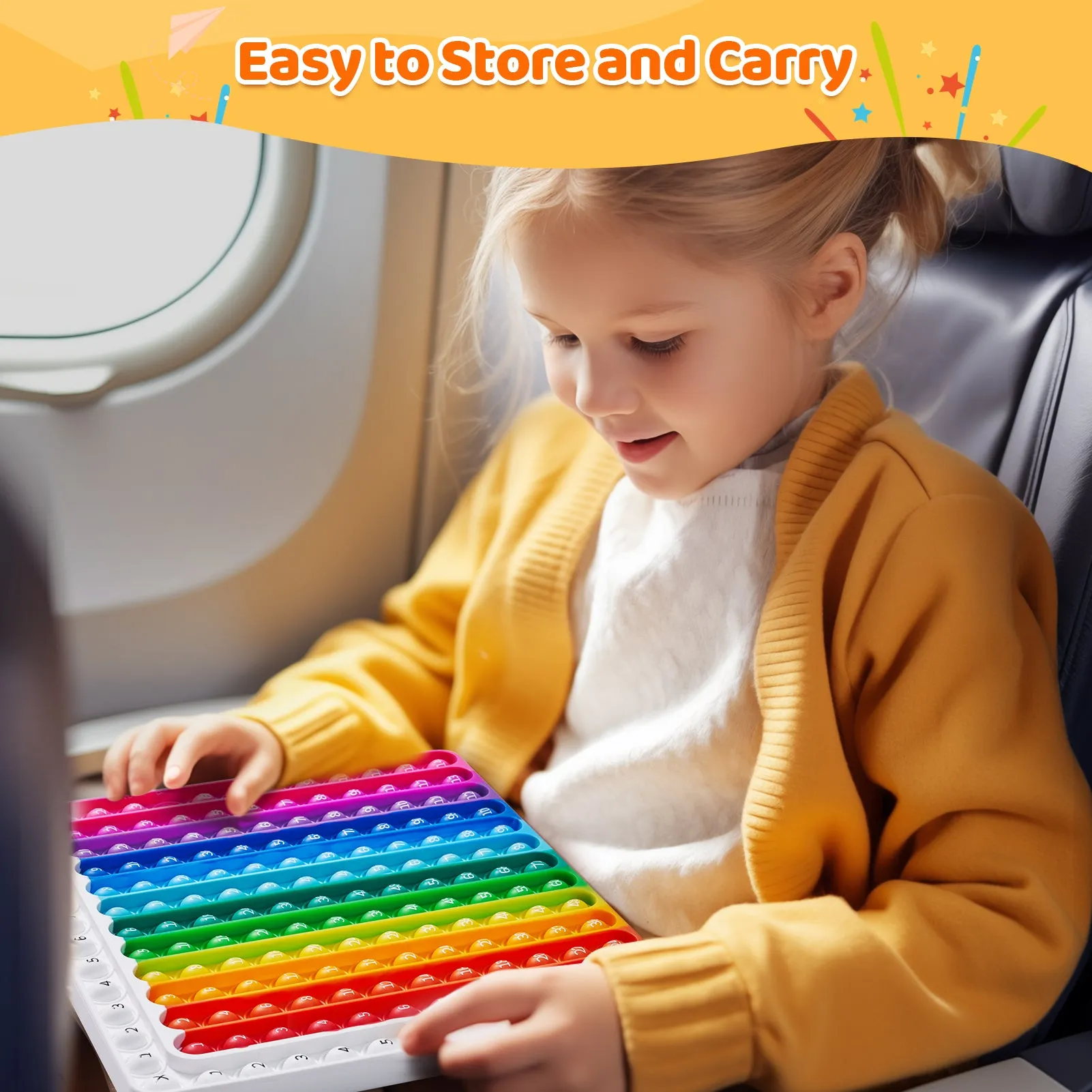 Math Flash Cards and Pop Fidget Chart