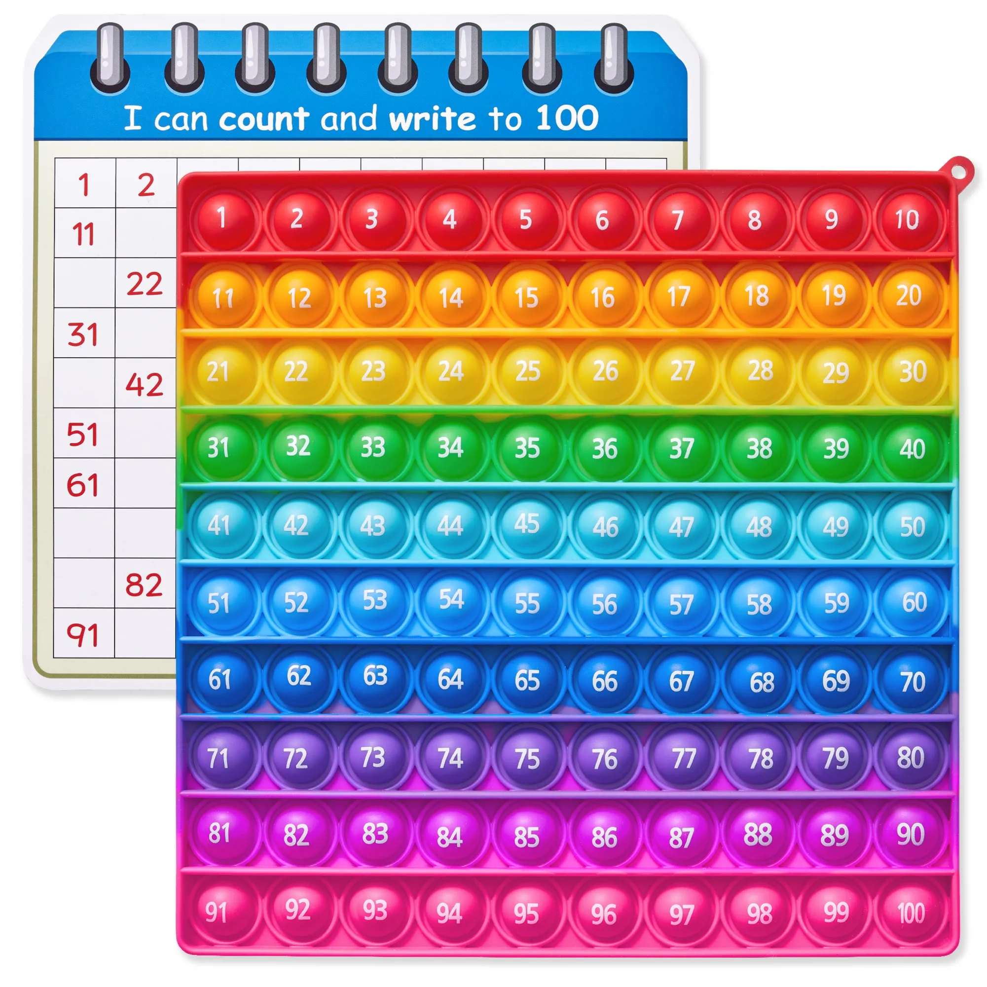 Math Flash Cards and Pop Fidget Chart