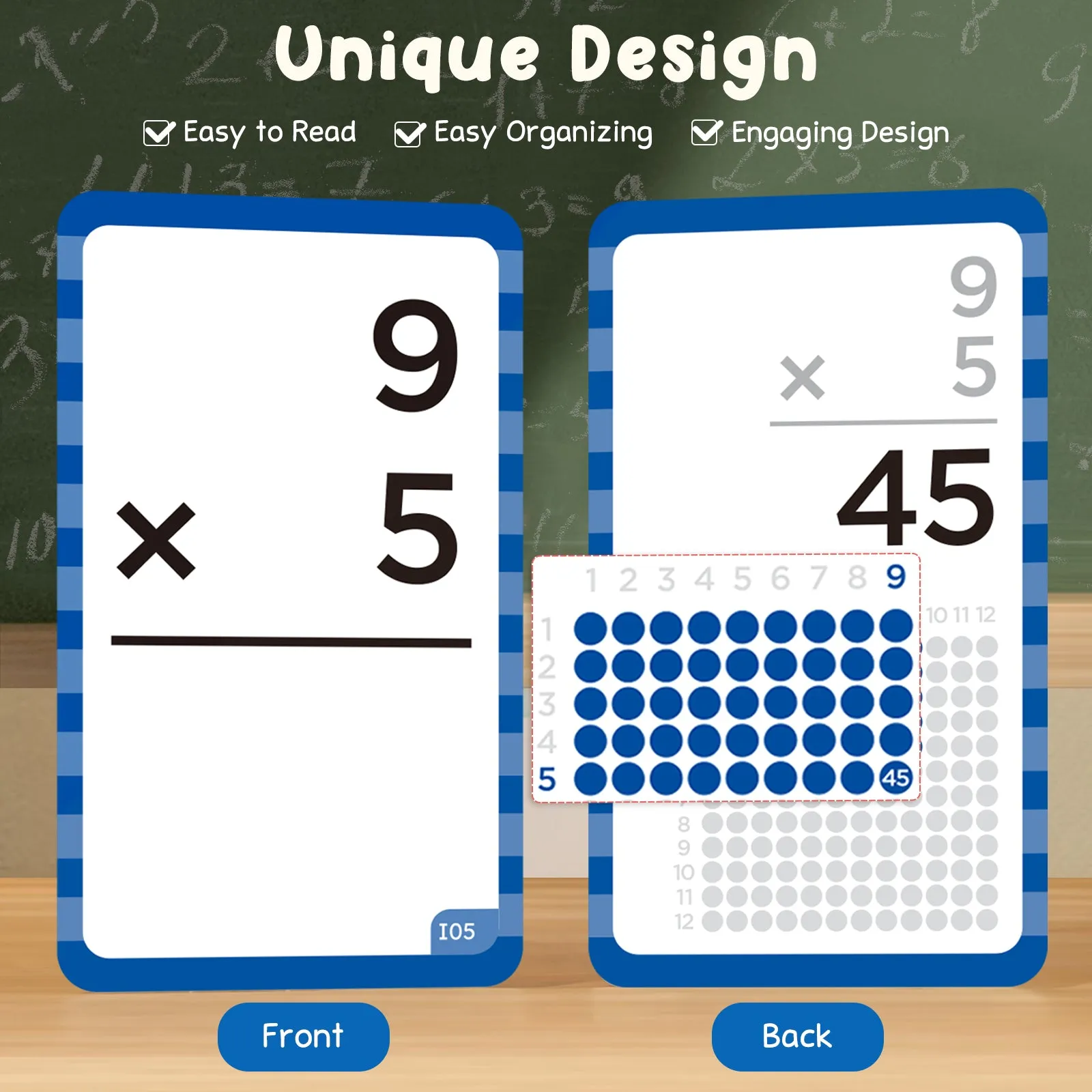 Math Flash Cards and Pop Fidget Chart