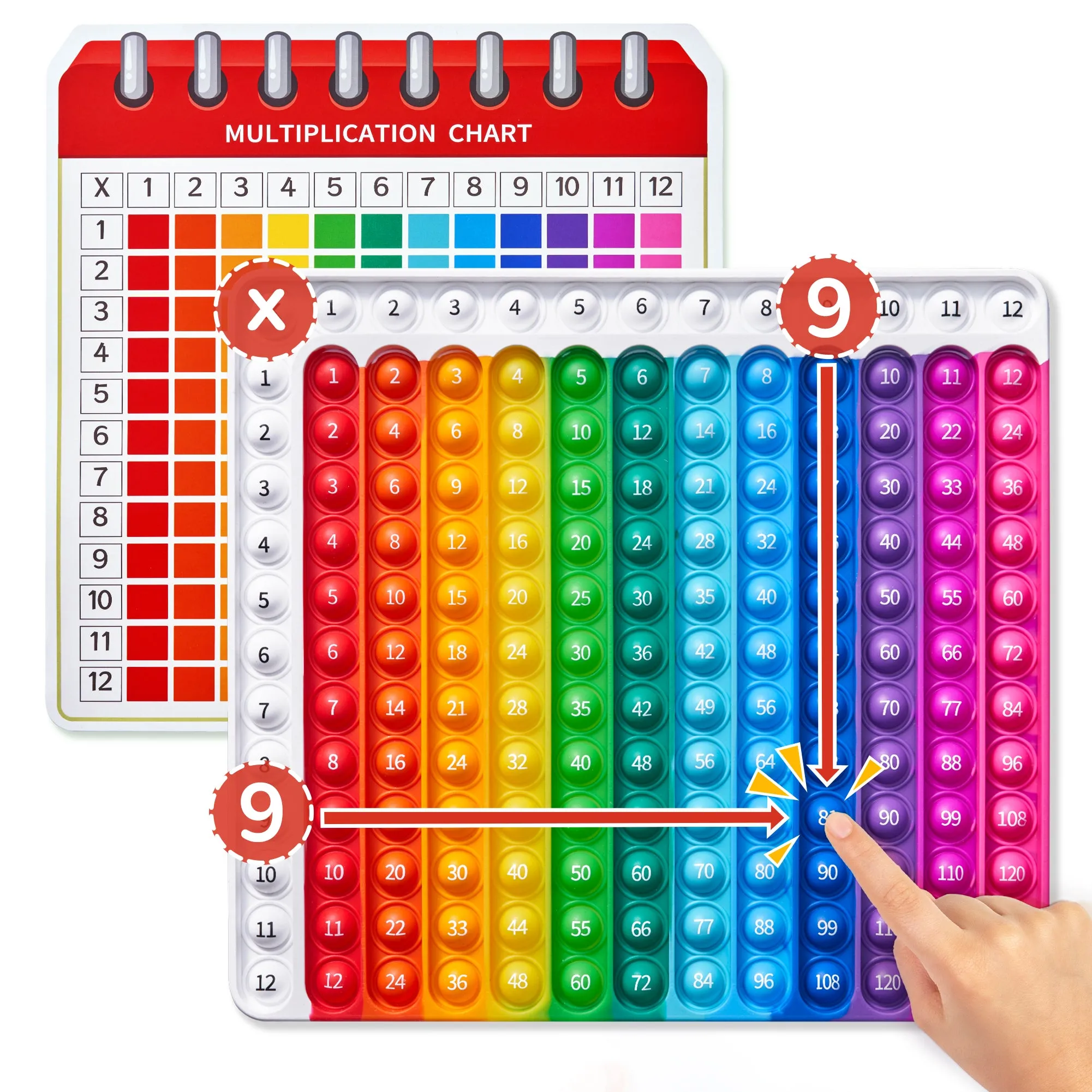 Math Flash Cards and Pop Fidget Chart