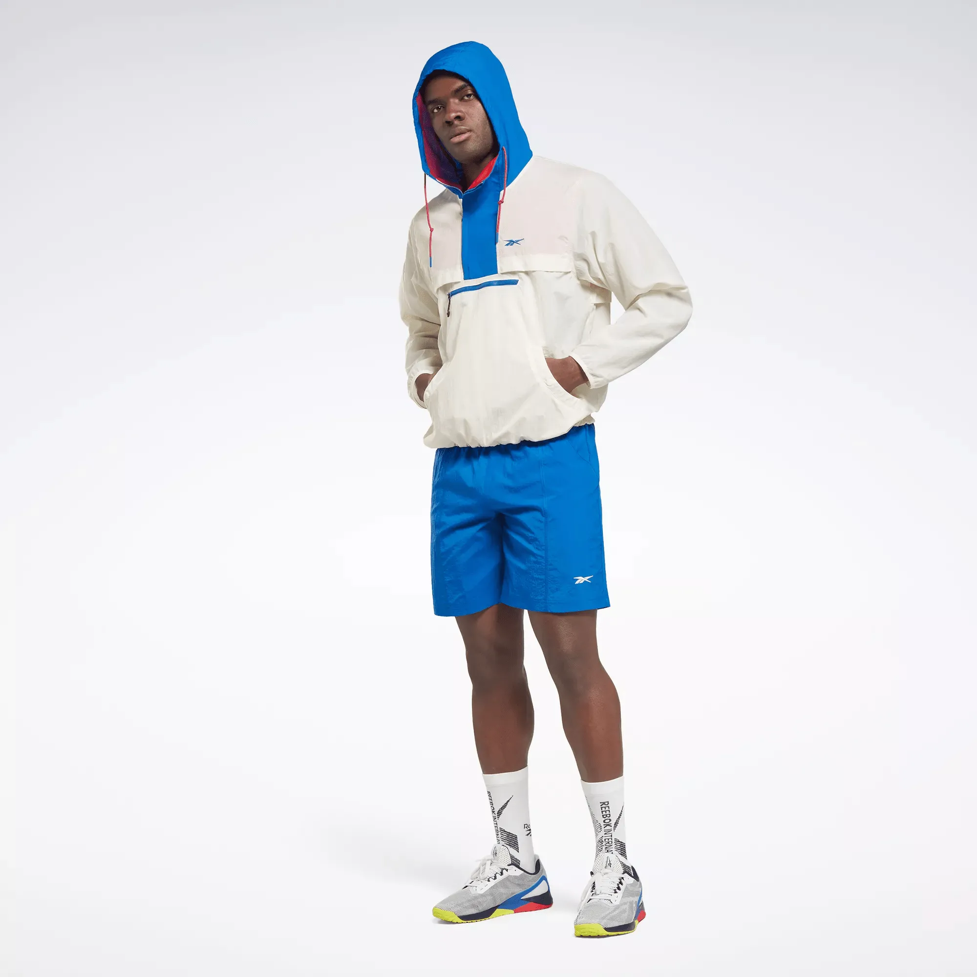 Men's Lightweight Woven Anorak Jacket