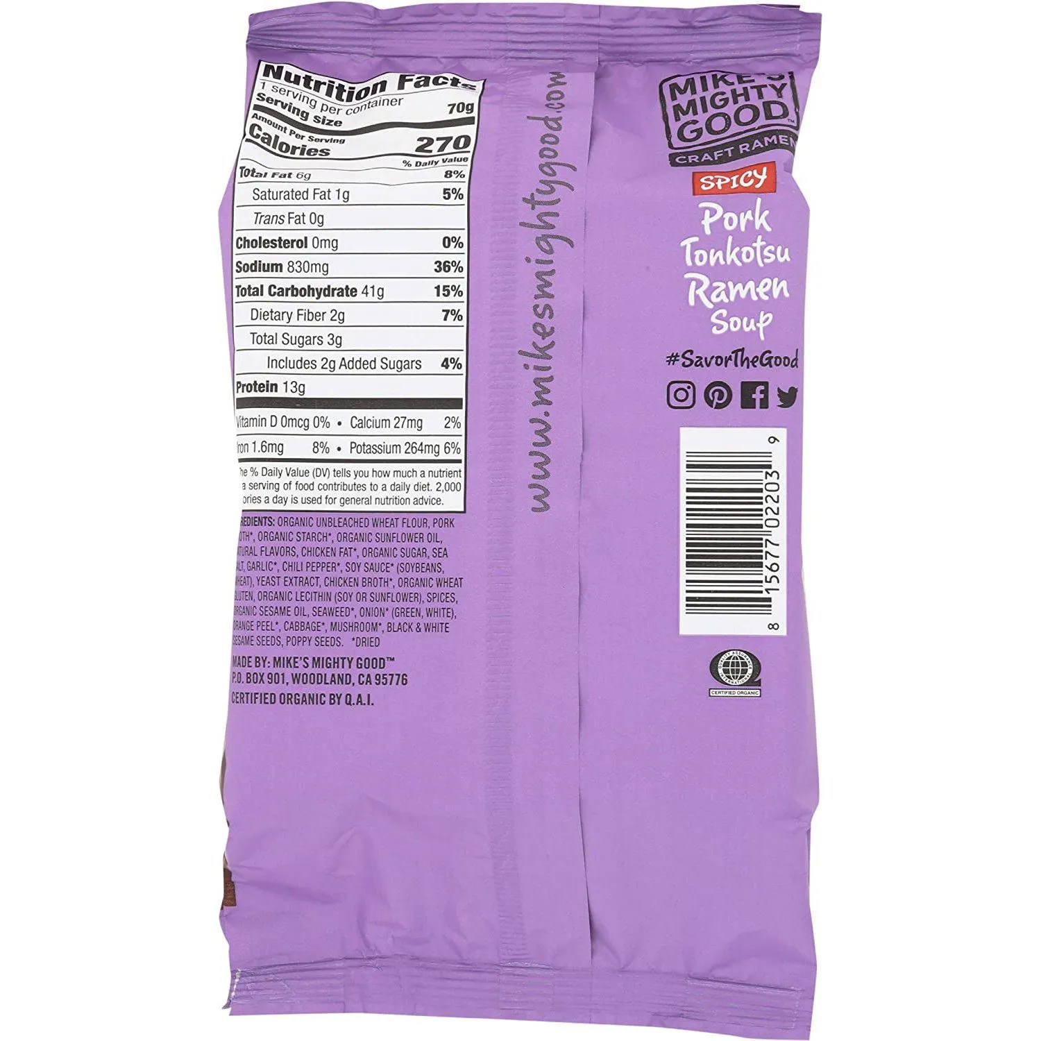 Mike's Mighty Good Craft Ramen Soup