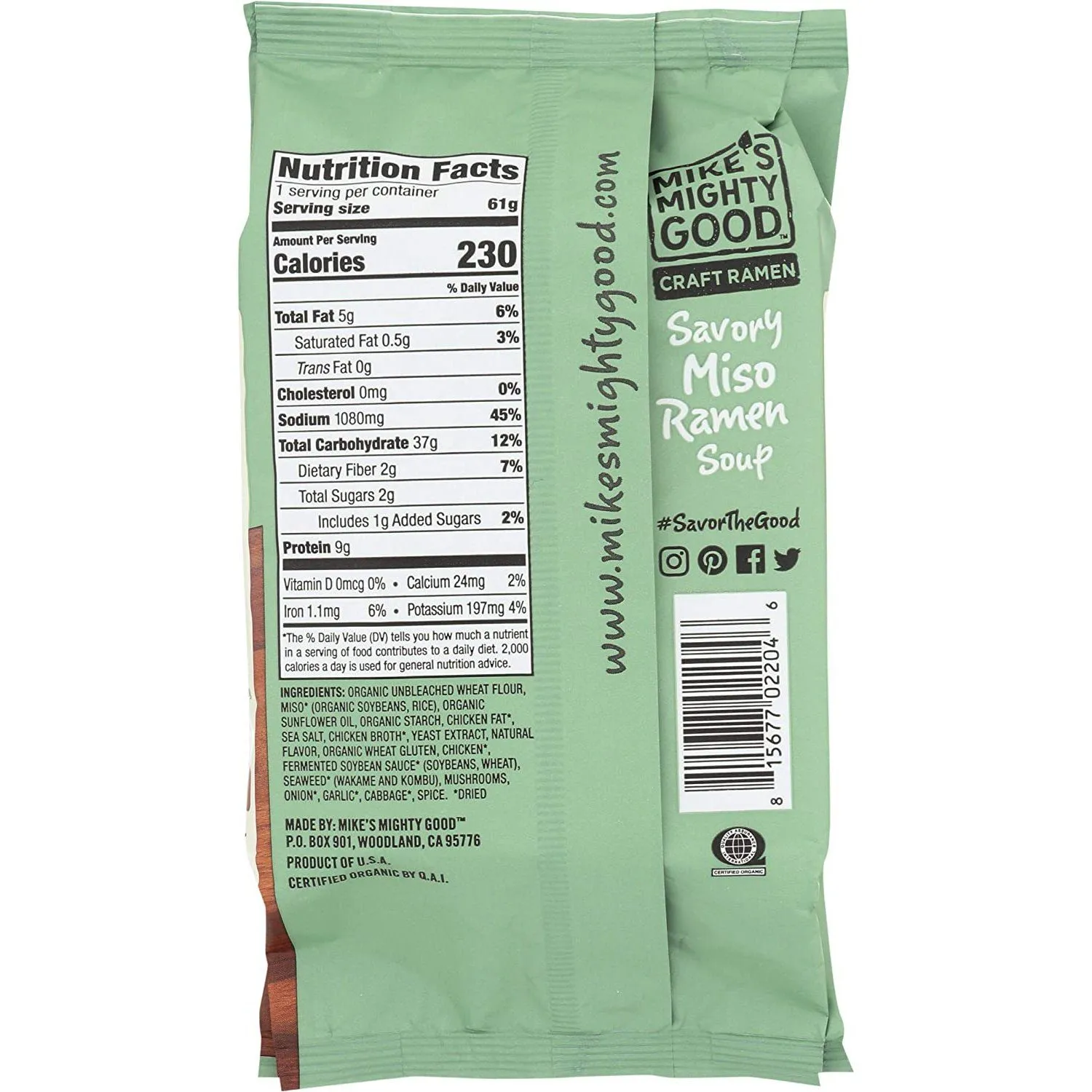 Mike's Mighty Good Craft Ramen Soup