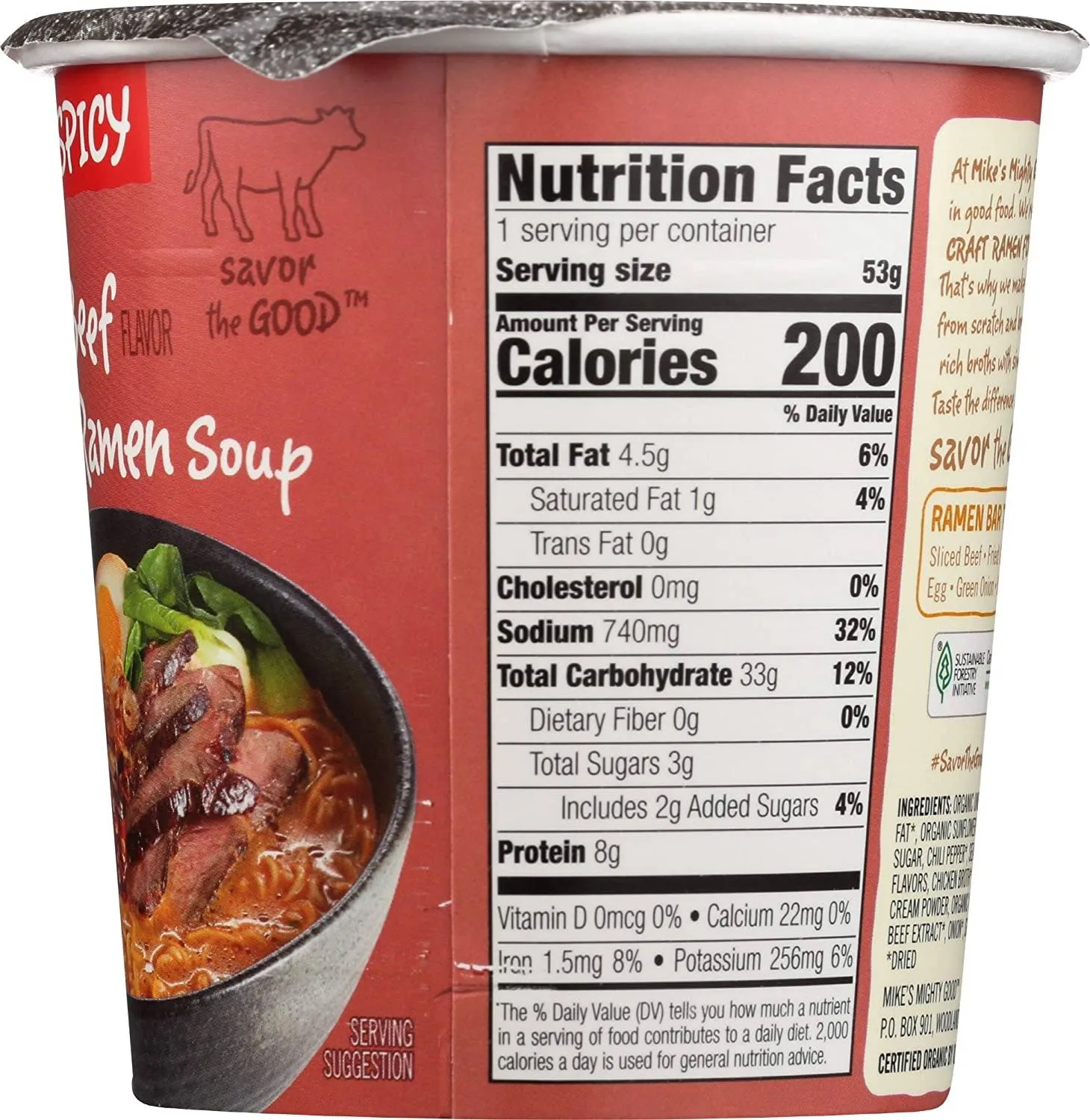 Mike's Mighty Good Craft Ramen Soup