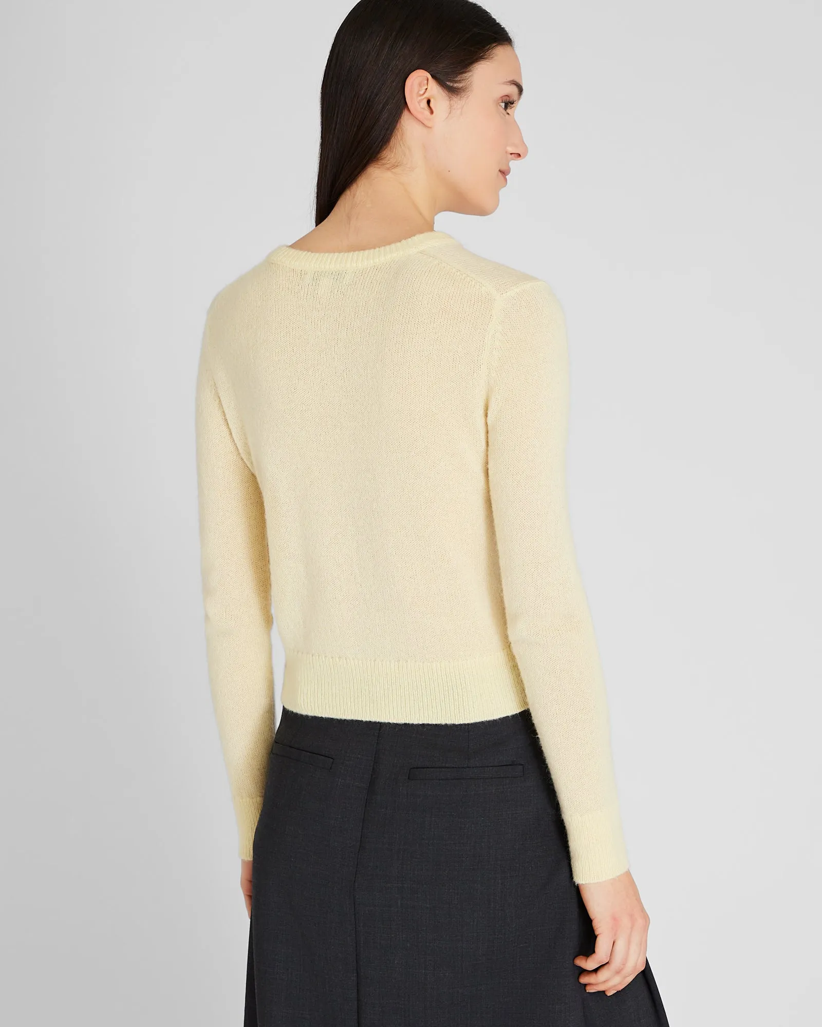 Mohair Blend Crewneck Sweater