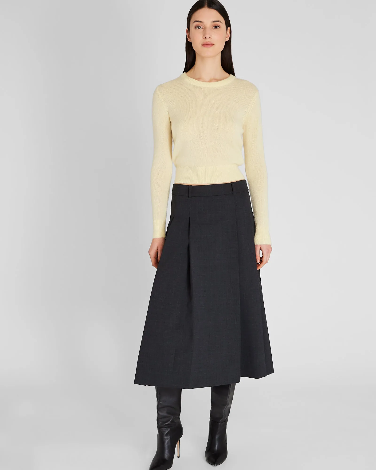 Mohair Blend Crewneck Sweater