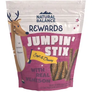 Natural Balance Rewards Jumpin' Stix Soft & Chewy with Real Venison Dog Treats