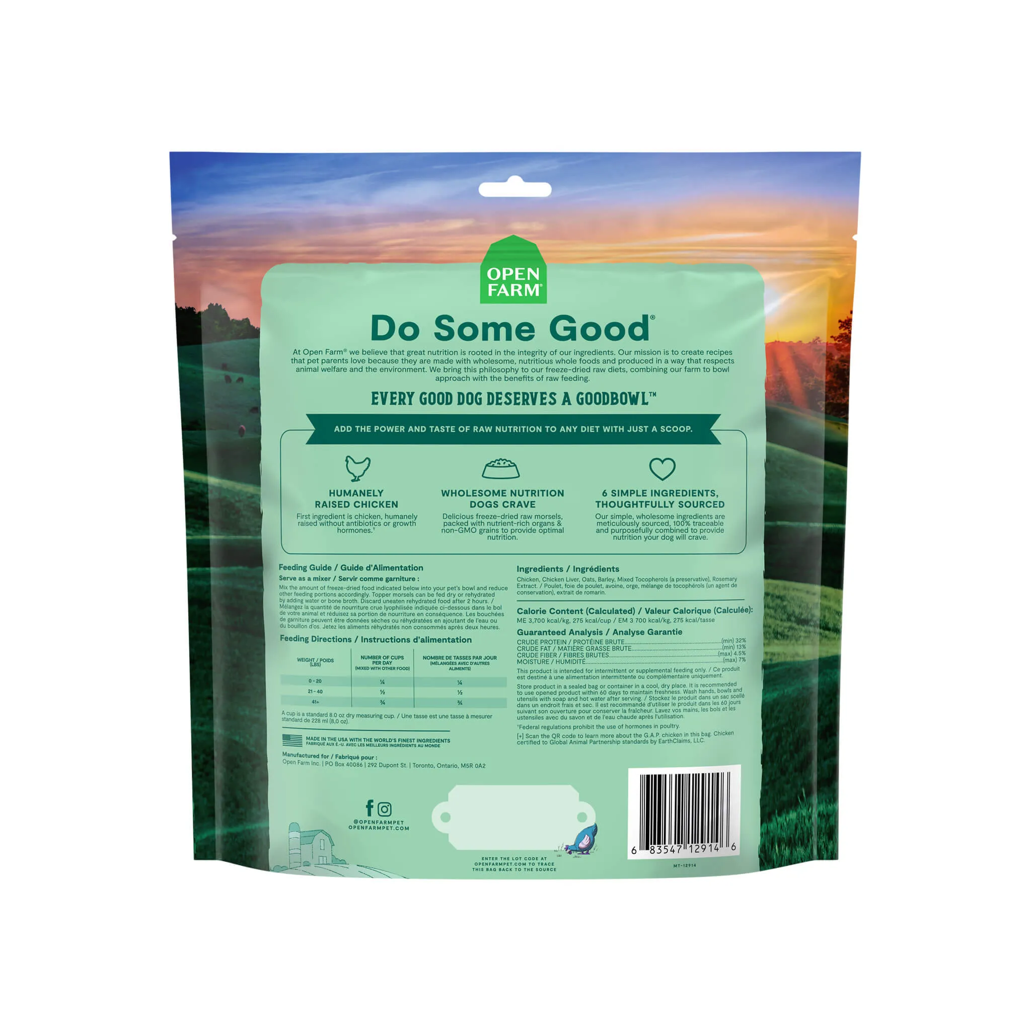Open Farm Goodbowl Freeze Dried Dog Food