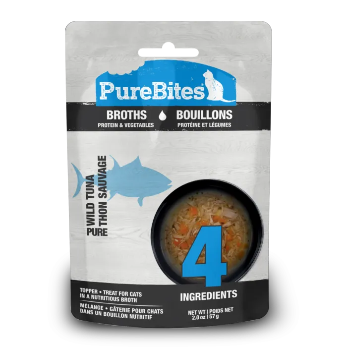 Purebites Cat Broths - Tuna & Vegetables 57g