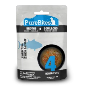 Purebites Cat Broths - Tuna & Vegetables 57g