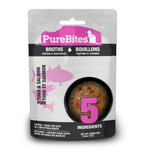 Purebites Cat Broths - Tuna, Salmon & Vegetables 57g