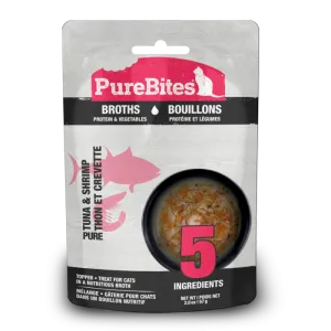 Purebites Cat Broths - Tuna, Shrimp & Vegetables 57g