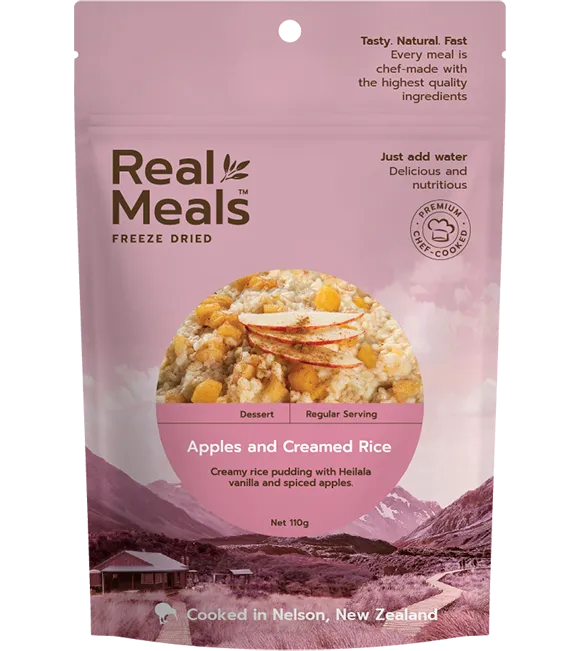 Real Meals - Apples and Creamed Rice
