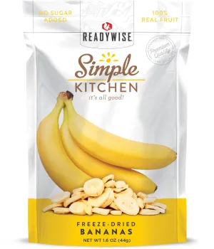 Simple Kitchen Freeze-Dried Bananas - 6 Pack
