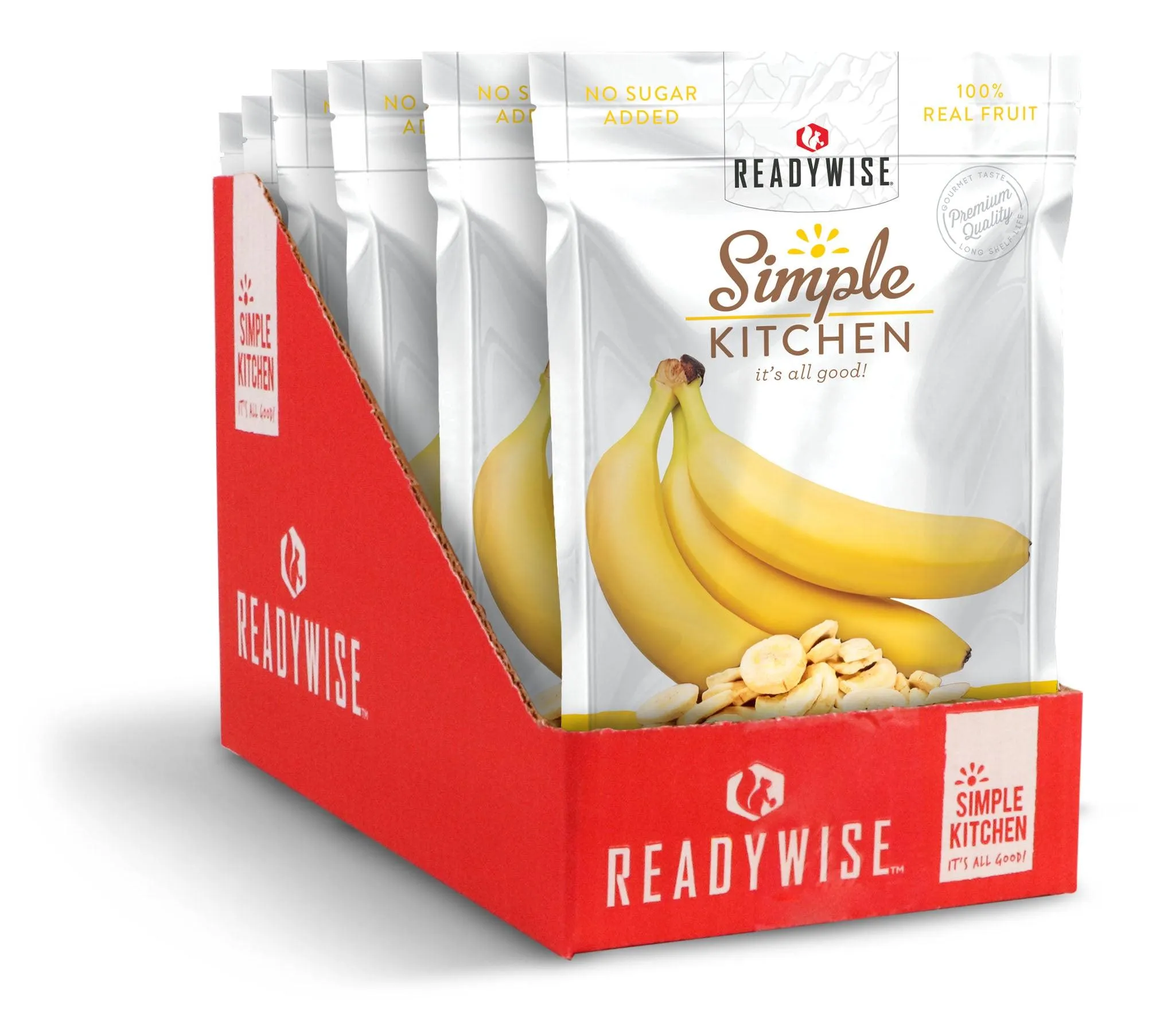 Simple Kitchen Freeze-Dried Bananas - 6 Pack