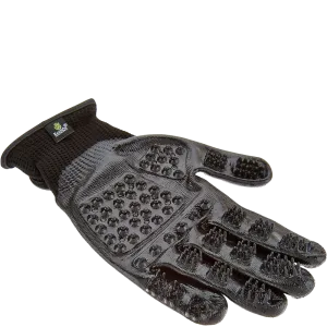Small Black Deshedding Gloves by HandsOn Gloves