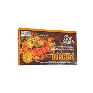 Sol Cuisine - Chickpea Sweet Potato Burger