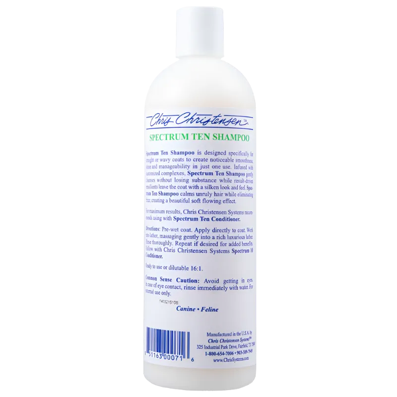 Spectrum Ten Shampoo 16oz by Chris Christensen